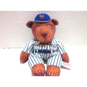NY Mets  MLB Vintage Beanbag Bear Beansville Buddies 8 " Teddy